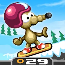 Icona di Rat On A Snowboard, discesa arcade sulla neve